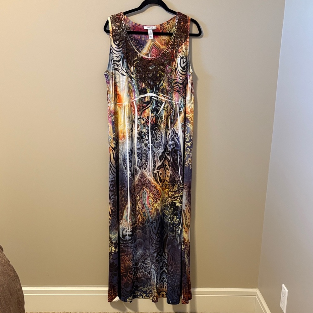Style & Co. Vibrant Multicolor Maxi Dress